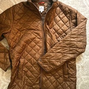 Peter Millar quilted travel coat